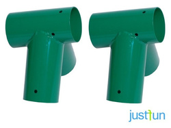 Metal swing corner round 100 angle 100-100