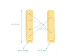 End to End connector ø 16 mm
