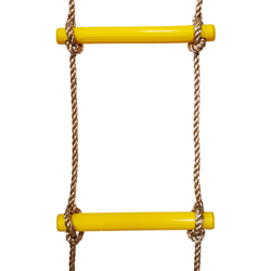 Rope ladder with 5 plastic rungs