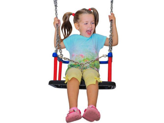 Baby swing seat with chain for commercial