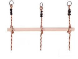 Climbing net with wooden rungs 560x1900 mm