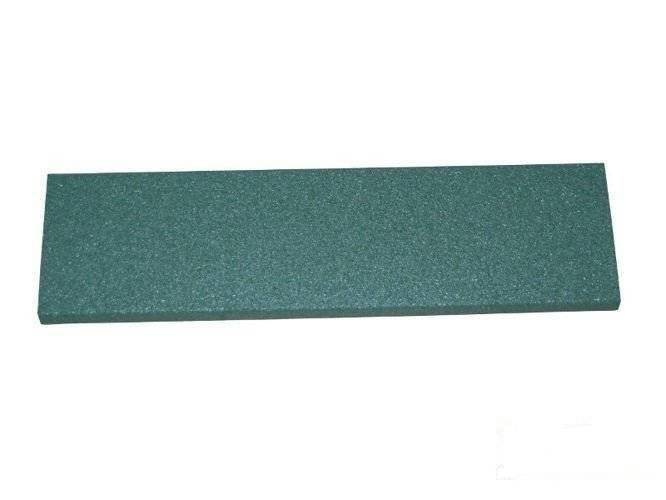 Rubber corner 60 x 16 x 4,5-0,5 cm green