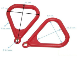 Plastic Gym rings (without ropes)