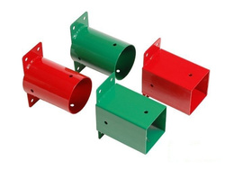 Wall attachment to the square beam 