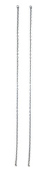 Galvanized metal chain one-point set 5mm - 1,8m