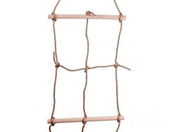 Climbing net with wooden rungs 2200x470 mm