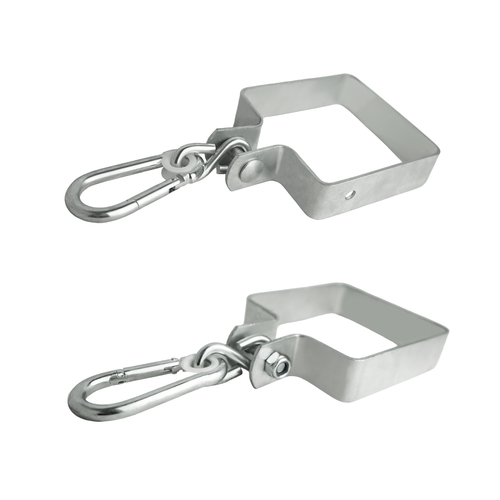 Metal swing hook galvanised 120x120 mm