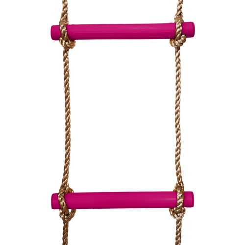 Rope ladder with 5 plastic rungs