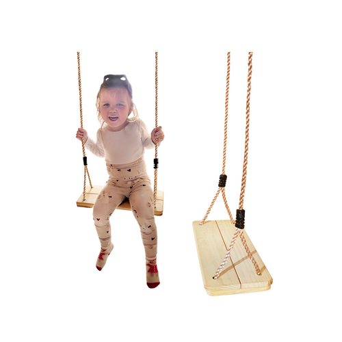 Wooden swing seat