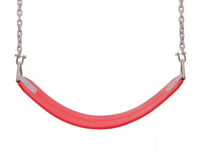 Flexible wraparound swing seat with chainset