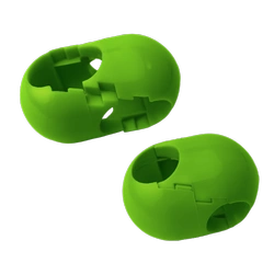 Standard connector for reinforced (armed) rope ø 16 mm