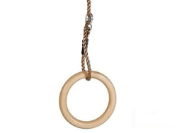Wooden gymnastic rings