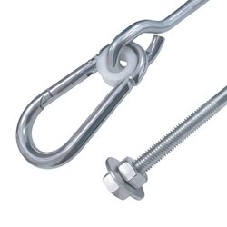 Metal swing hook  "A" type 120 mm