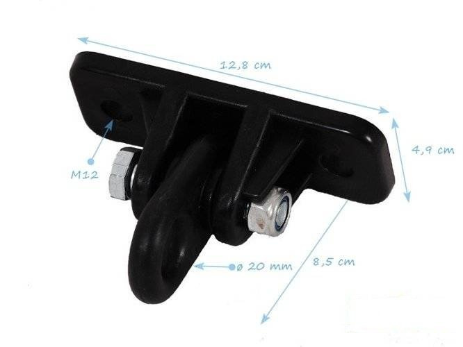 Metal swing hook "F" type