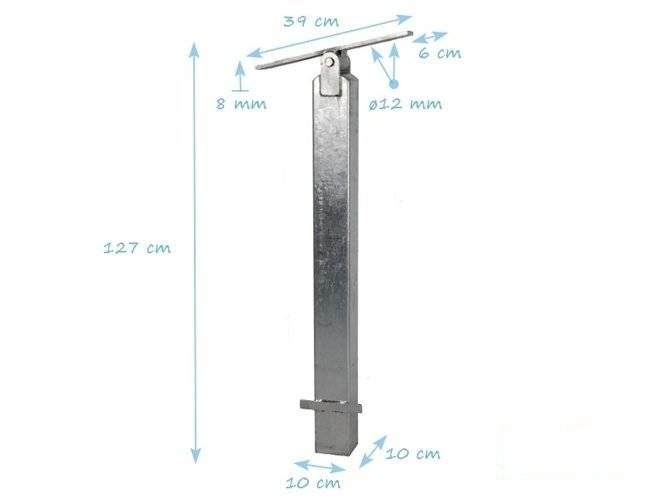 See saw bearing type II galvanised