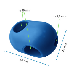 Standard connector ø 16 mm, II type