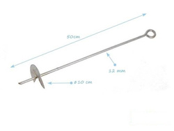 Ground anchorage galvanised