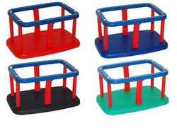 Rubber baby swing seat with metal insert + Stainless steel chain set 5 mm  1,8 m