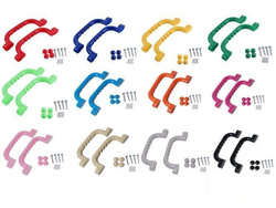 Plastic handgrips set 250x75 mm 