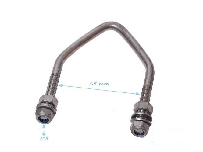 M8 metal arch for seat