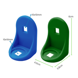 Plastic angular connector 