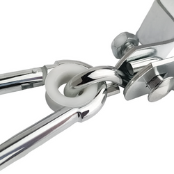 Metal swing hook galvanised 90x90 mm