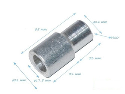 Aluminium clip ring M10
