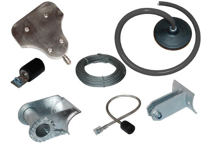 Cable way for round wood