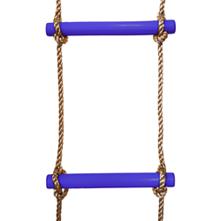 Rope ladder with 5 plastic rungs