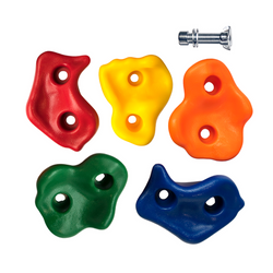 Plastic climbing stones 