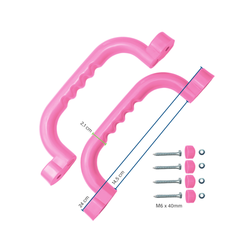 Plastic handgrips set 250x75 mm
