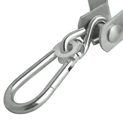 Metal swing hook galvanised 120x120 mm