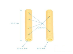 End to End connector ø 16 mm