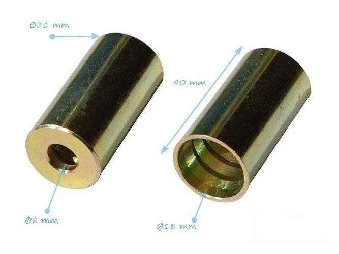 Steel ferrule for wired rope ø 16 mm