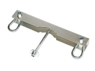 Metal swing hook for double swing