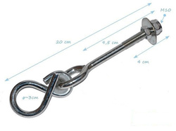 Metal swing hook  "E" type