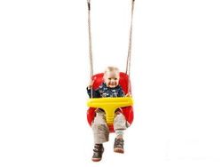 Plastic baby swing seat