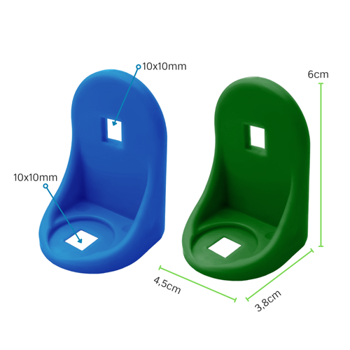 Plastic angular connector