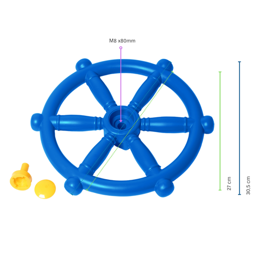 Steering Wheel Ship Star