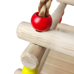Wooden baby swing seat