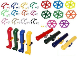Plastic handgrips set 250x75 mm 