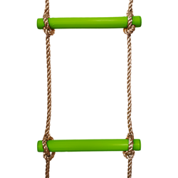 Rope ladder with 5 plastic rungs