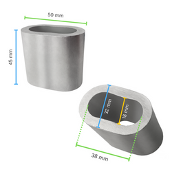 Eye Ferrule 45 mm 16E