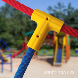 T Basic connector for armed (reinforced ) rope ø 16 mm 