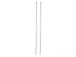 LUX rubber seat  with an aluminum insert + Stainless steel chain one-point set 5mm - 1,8m