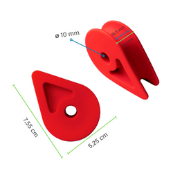 Plastic thimble with round hole M10