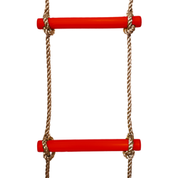 Rope ladder with 5 plastic rungs