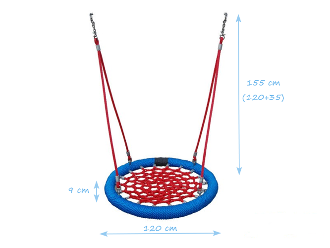 Nest swing 120 cm for commercial