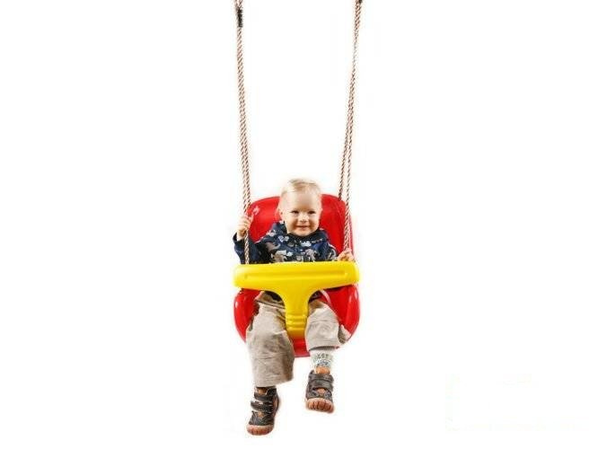 Plastic baby swing seat