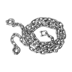 A set of stainless steel chains 6mm - 1,5m